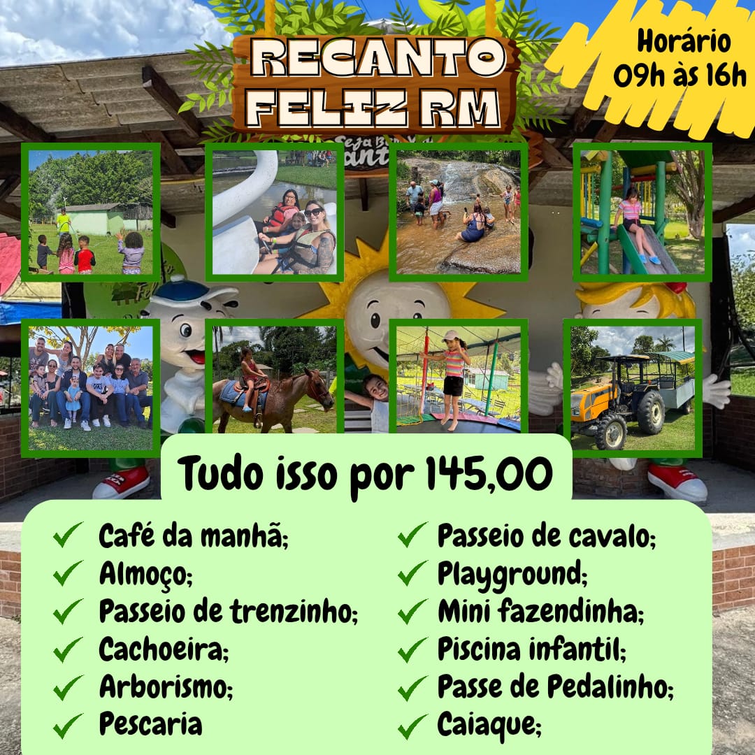Pacote Café, Almoço e todas as atividades site